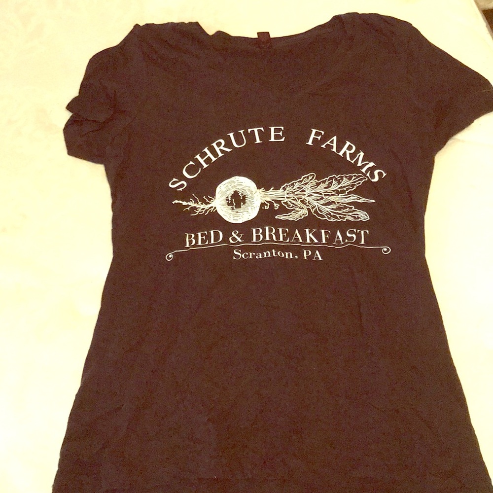 The office Schrute Farms V neck